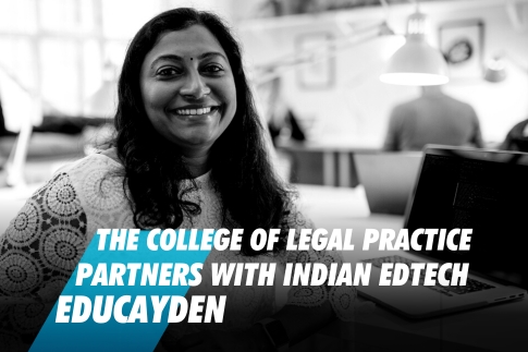 The College of Legal Practice partners with Indian EdTech Educayden to bring SQE training and dual qualification for professionals in India 