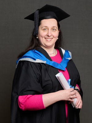 Nataliia graduation photo