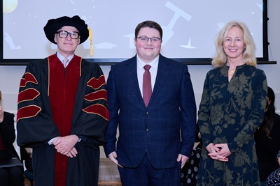 Dan Abel at graduation