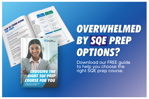 Choosing the right SQE prep course guide