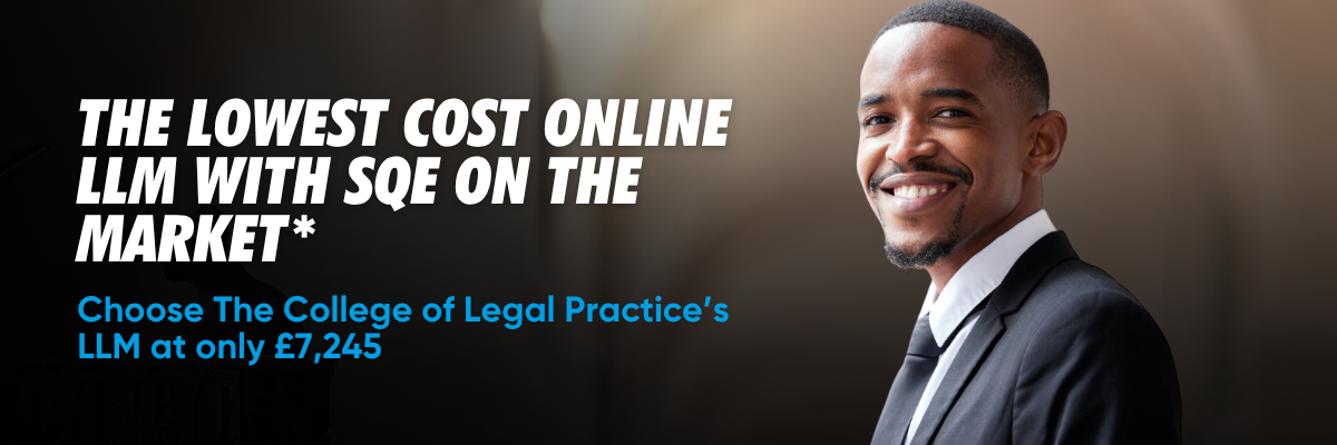 THE LOWEST COST ONLINE LLM WITH SQE ON THE MARKET web image
